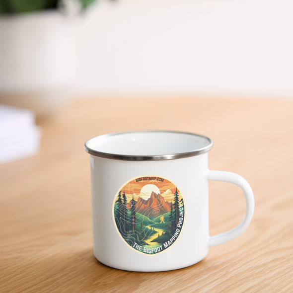 Skeptical Scientist Camper Mug - white
