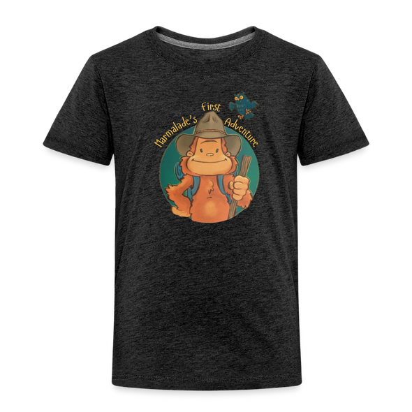 Marmalade's First Adventure Toddler Shirt - charcoal grey