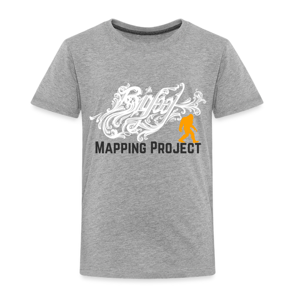 Bigfoot Mapping Project - Toddler Premium T-Shirt - heather gray
