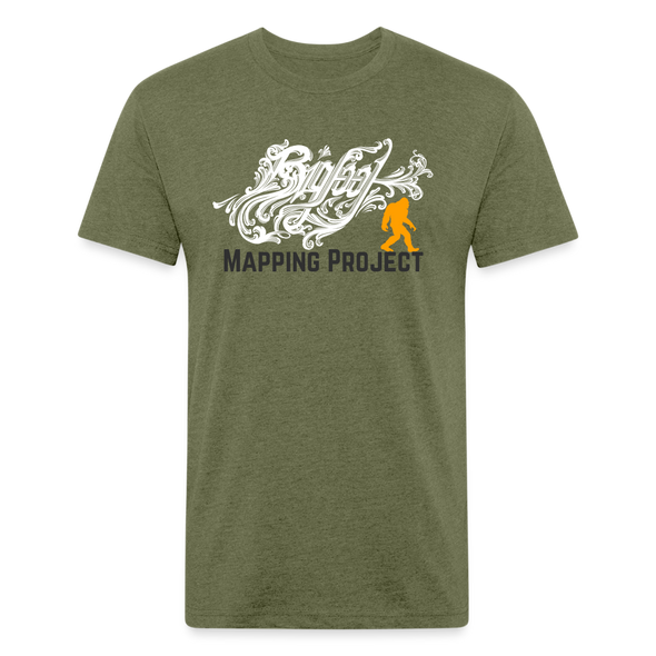 Bigfoot Mapping Project - Marmalade Bigfoot (Fitted Cotton/Poly) - heather military green
