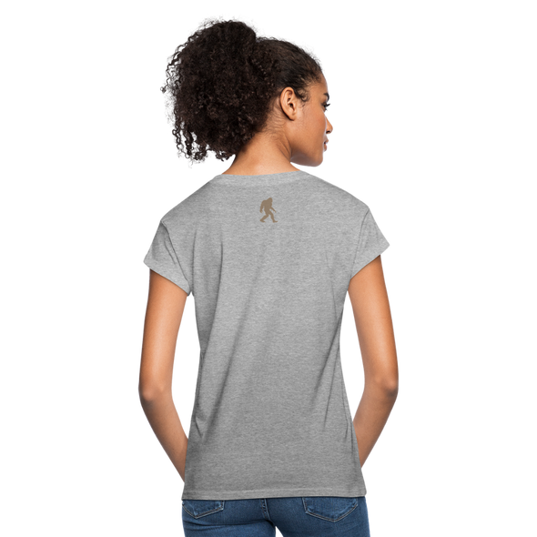 Bigfoot Mapping Project - Women's Relaxed Fit T-Shirt - heather gray