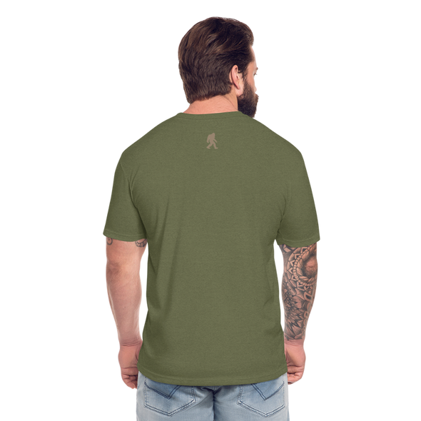 Bigfoot Mapping Project - Marmalade Bigfoot (Fitted Cotton/Poly) - heather military green