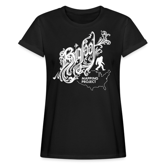 Bigfoot Mapping Project - Women's Relaxed Fit T-Shirt - black