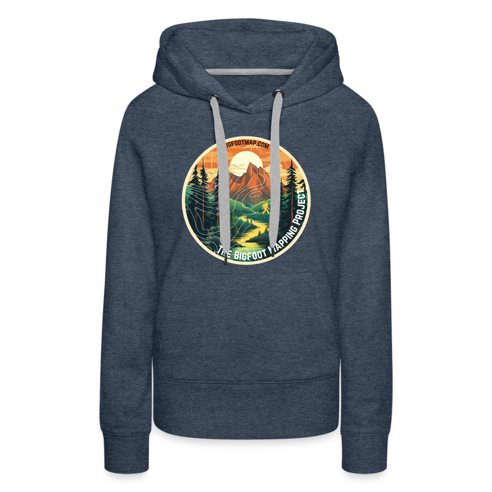 Sweat Vintage Unisexe Bigfoot Hike Trail - Col Rond, Matière Coton/polyester, Neuf Avec étiquettes