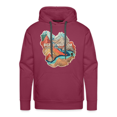 They're Out There Hoodie - burgundy