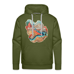 They're Out There Hoodie - olive green