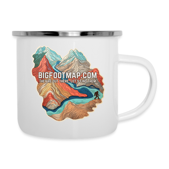 They're Out There - Camper Mug - white