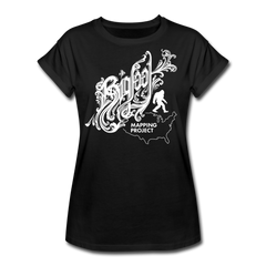 Bigfoot Mapping Project - Women's Relaxed Fit T-Shirt - black
