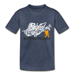 Bigfoot Mapping Project - Toddler Premium T-Shirt - heather blue