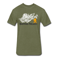 Bigfoot Mapping Project - Marmalade Bigfoot (Fitted Cotton/Poly) - heather military green