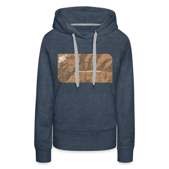 Bluff Creek - Women’s Hoodie - heather denim