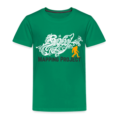 Bigfoot Mapping Project - Toddler Premium T-Shirt - kelly green