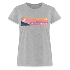 Bigfoot Sunset - Women's Relaxed Fit T-Shirt - heather gray