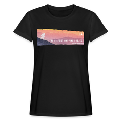 Bigfoot Sunset - Women's Relaxed Fit T-Shirt - black