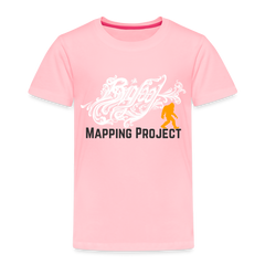 Bigfoot Mapping Project - Toddler Premium T-Shirt - pink