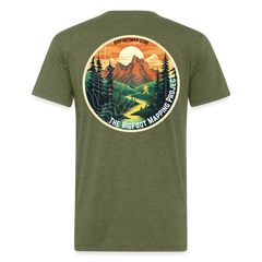 Retro Bigfoot - heather military green