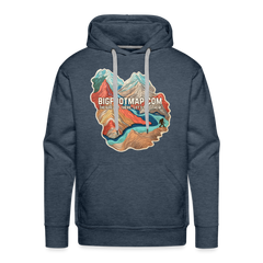 They're Out There Hoodie - heather denim