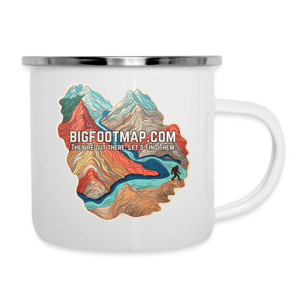They're Out There - Camper Mug - white
