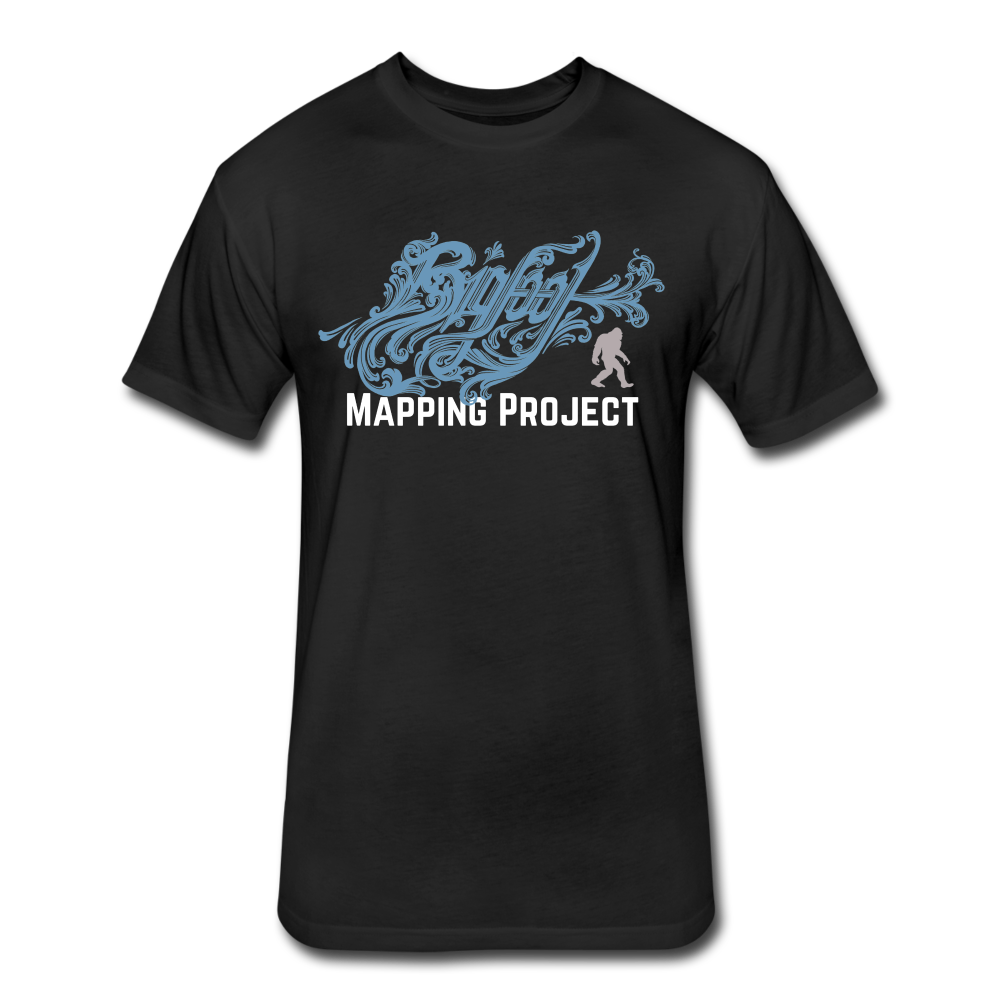 Bigfoot Blues - (Fitted Cotton/Poly) - black