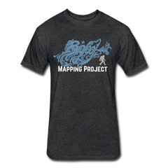 Bigfoot Blues - (Fitted Cotton/Poly) - heather black