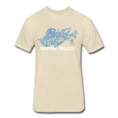 Bigfoot Blues - (Fitted Cotton/Poly) - heather cream