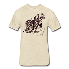 Bigfoot Mapping Project USA (Fitted Cotton/Poly) - heather cream