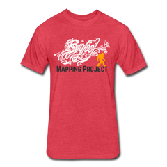 Bigfoot Mapping Project - Marmalade Bigfoot (Fitted Cotton/Poly) - heather red