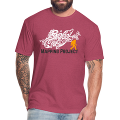 Bigfoot Mapping Project - Marmalade Bigfoot (Fitted Cotton/Poly) - heather burgundy