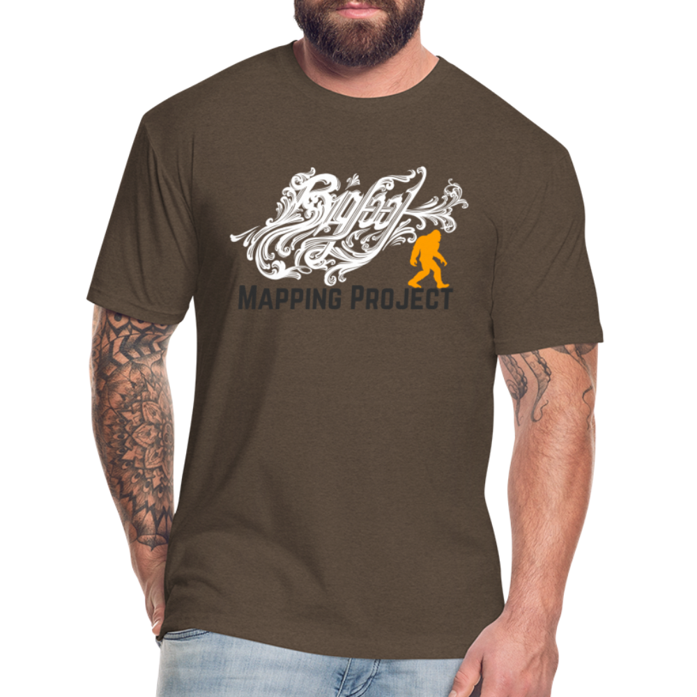Bigfoot Mapping Project - Marmalade Bigfoot (Fitted Cotton/Poly) - heather espresso