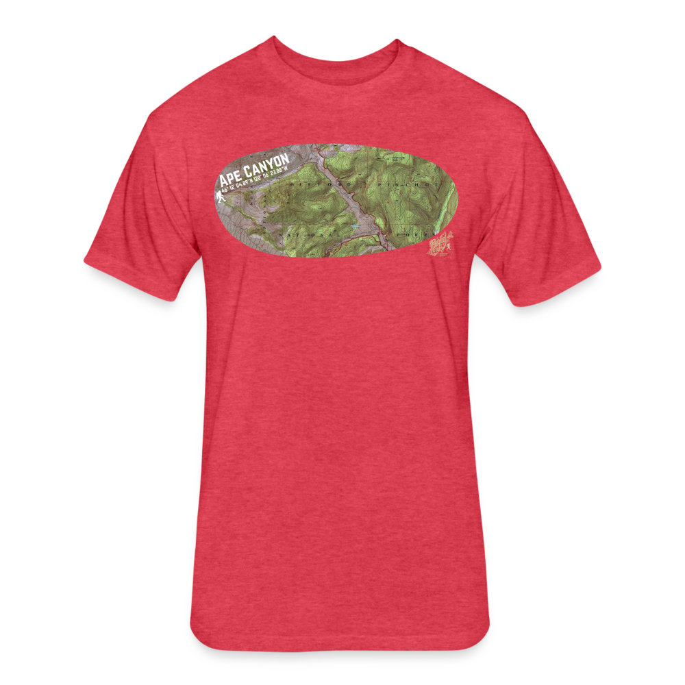 Ape Canyon Tee Shirt - heather red