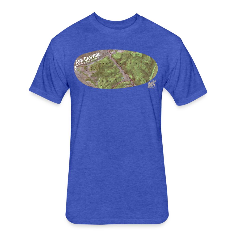 Ape Canyon Tee Shirt - heather royal