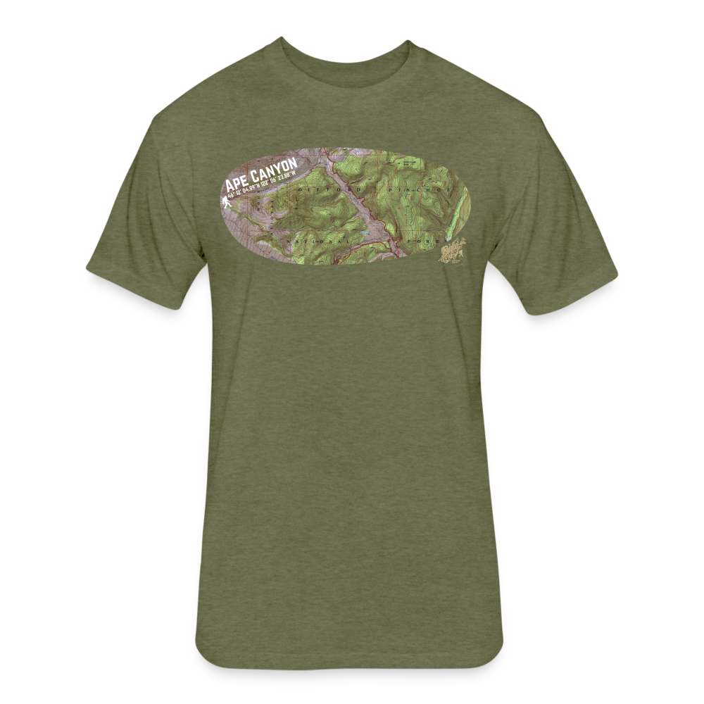 Ape Canyon Tee Shirt - heather military green