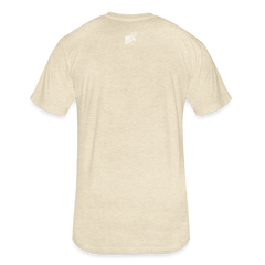 Bigfoot Sunset - Fitted Cotton/Poly T-Shirt (Men's) - heather cream